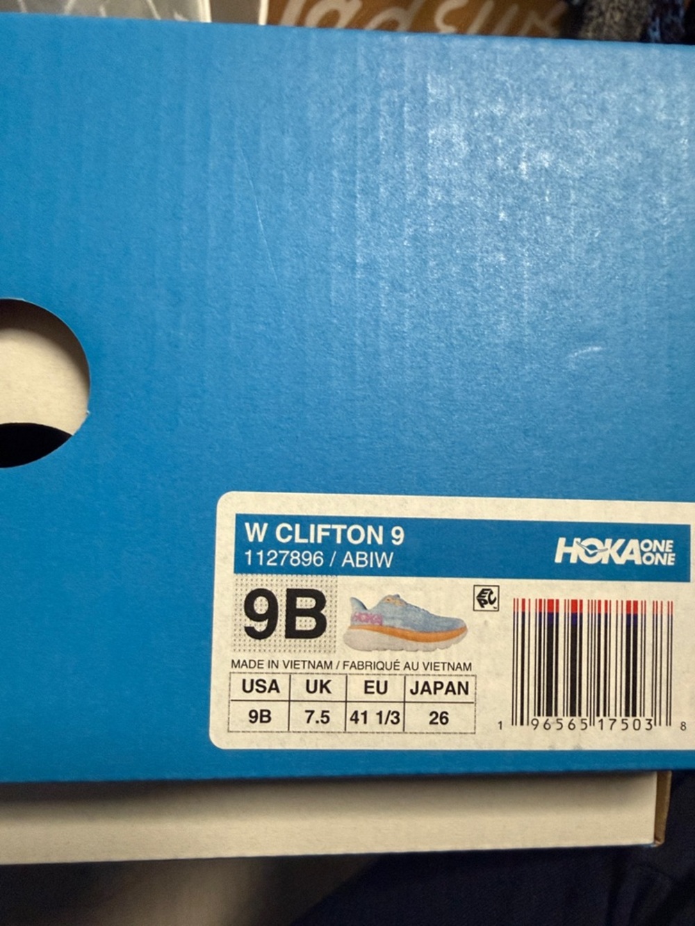 Hoka Clifton 9 NWT - Picture 3 of 3